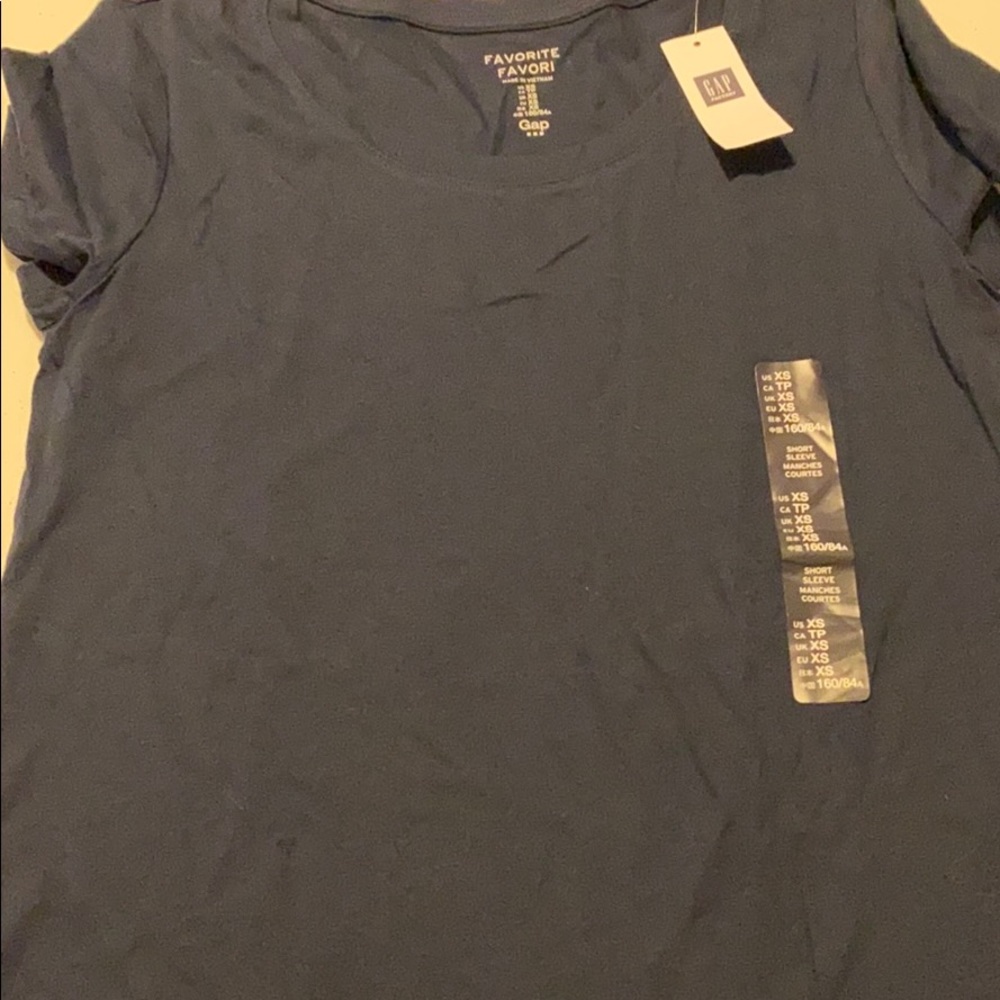 Gap Navy Blue short sleeve xs shirt
